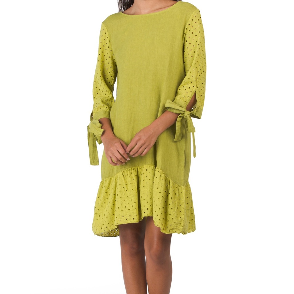 Francesca Bettini Linen Cotton Dress-Small